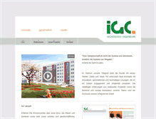 Tablet Screenshot of igc-online.de